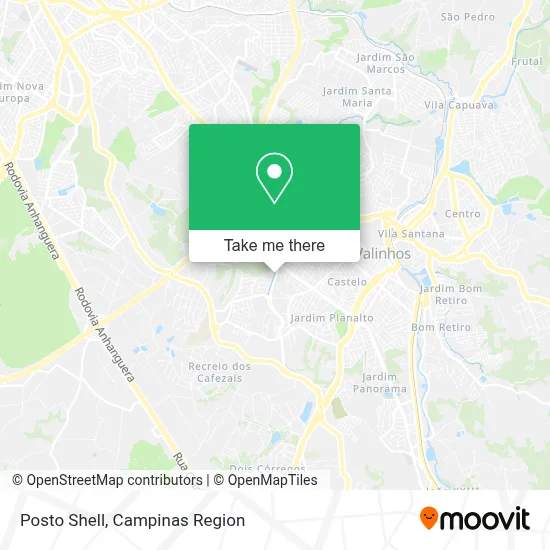 Posto Shell map