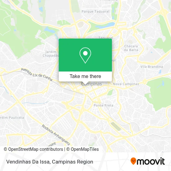 Vendinhas Da Issa map