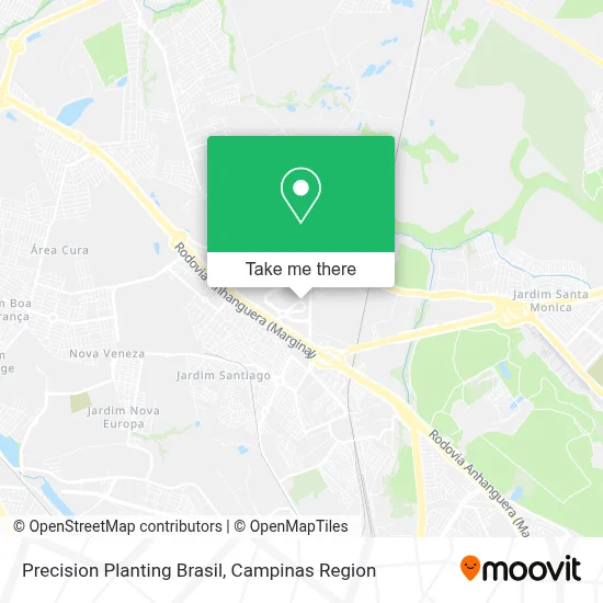 Precision Planting Brasil map