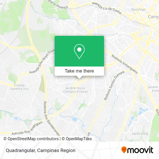 Quadrangular map