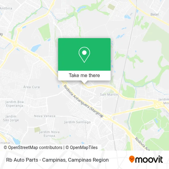 Rb Auto Parts - Campinas map