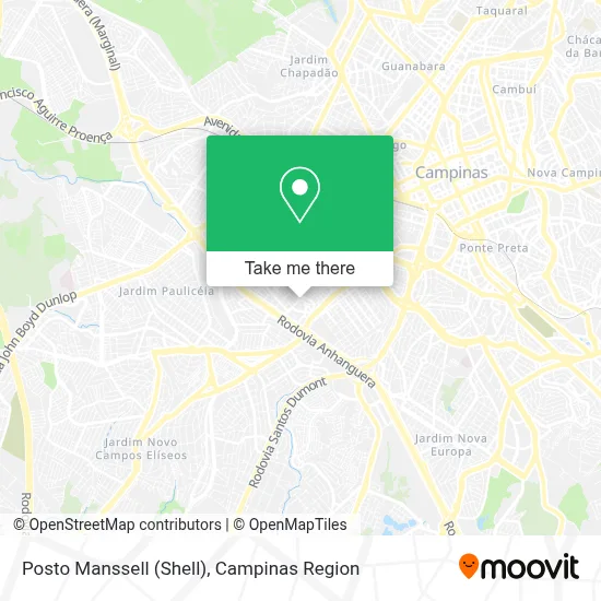 Posto Manssell (Shell) map