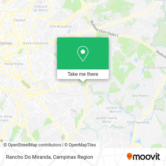 Rancho Do Miranda map