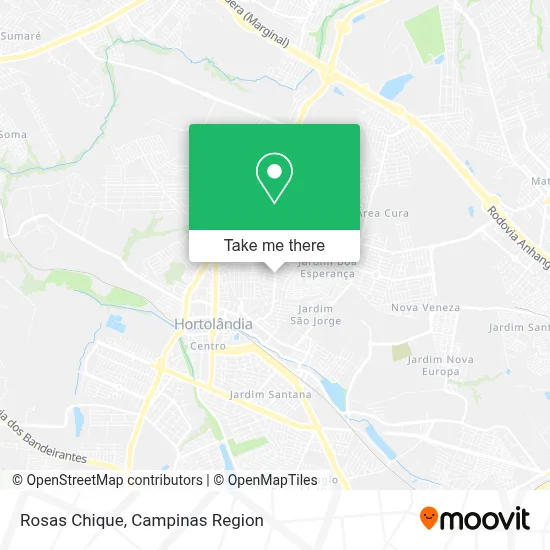 Rosas Chique map