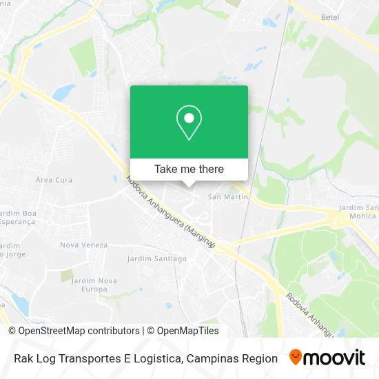 Rak Log Transportes E Logistica map