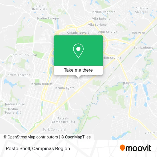 Posto Shell map