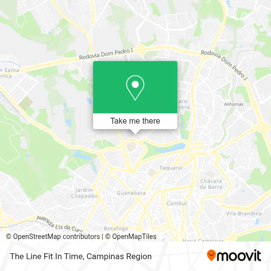 The Line Fit In Time map