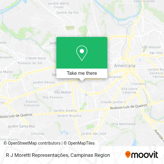 R J Moretti Representações map