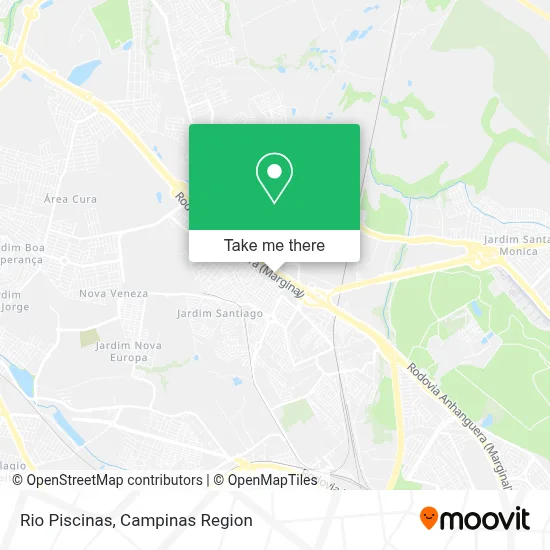 Rio Piscinas map