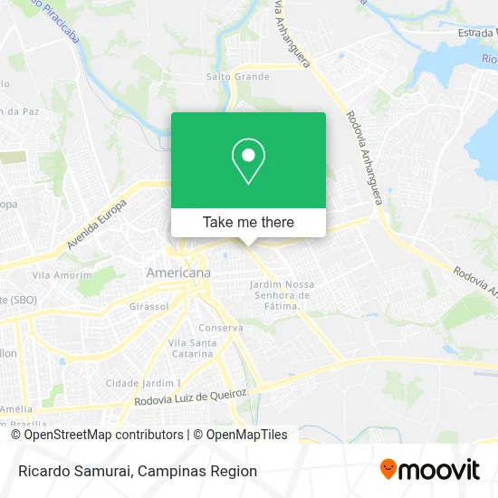 Ricardo Samurai map