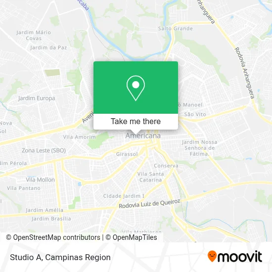 Studio A map
