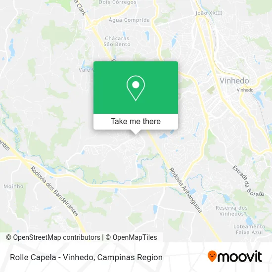 Rolle Capela - Vinhedo map