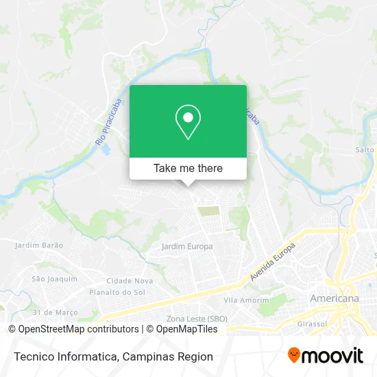Tecnico Informatica map