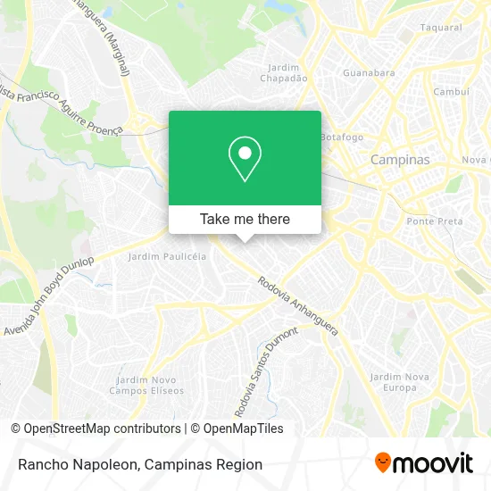 Rancho Napoleon map