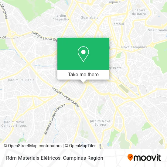 Rdm Materiais Elétricos map