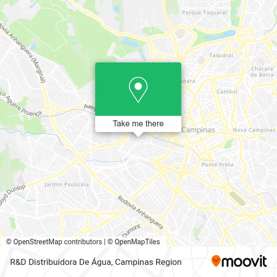 R&D Distribuidora De Água map