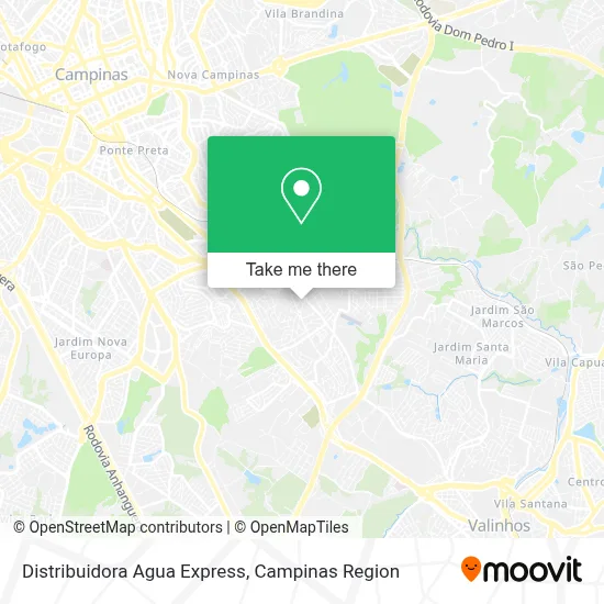 Distribuidora Agua Express map