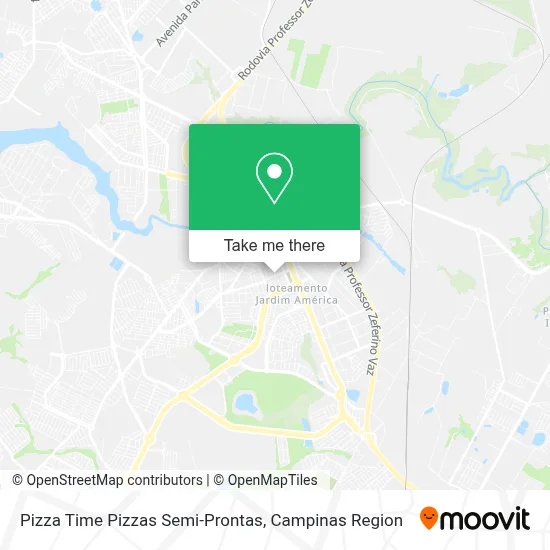 Pizza Time Pizzas Semi-Prontas map