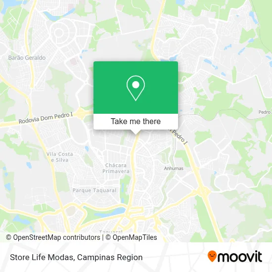 Store Life Modas map