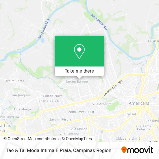 Tae & Tai Moda Intima E Praia map