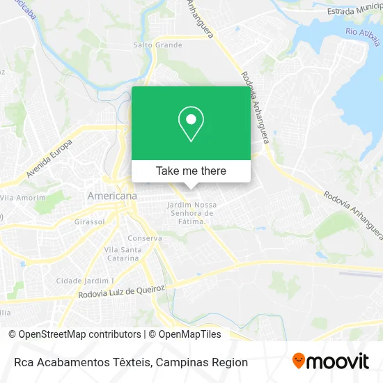 Rca Acabamentos Têxteis map