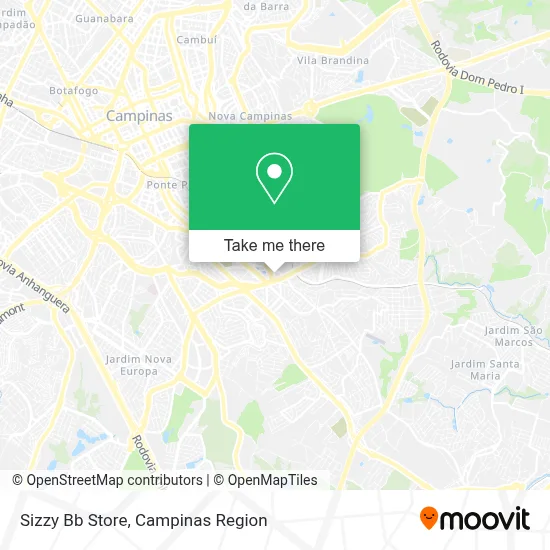 Sizzy Bb Store map