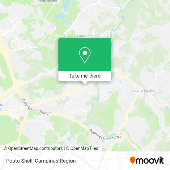 Posto Shell map