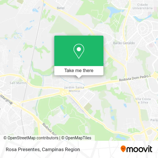 Rosa Presentes map