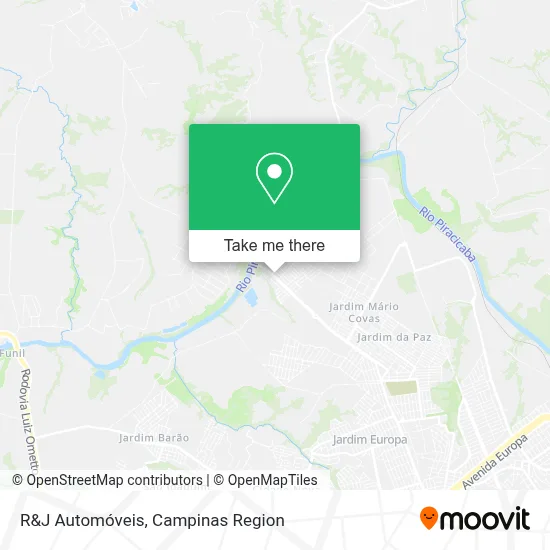 R&J Automóveis map