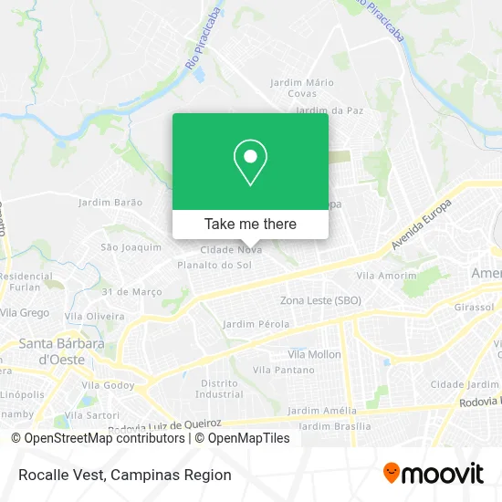 Rocalle Vest map