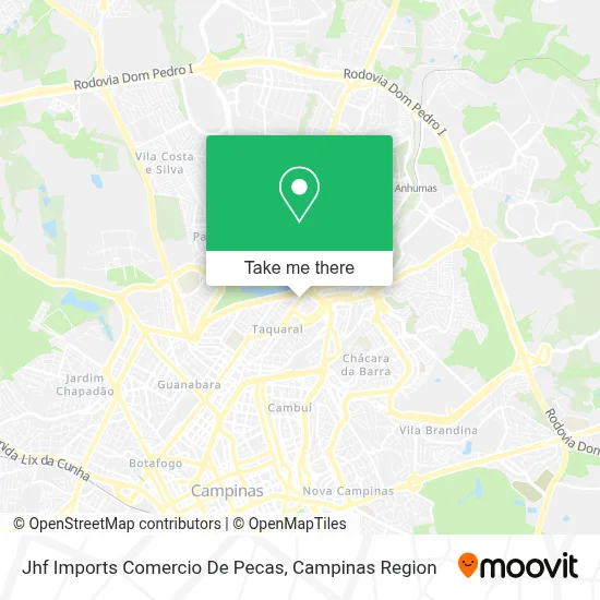 Jhf Imports Comercio De Pecas map