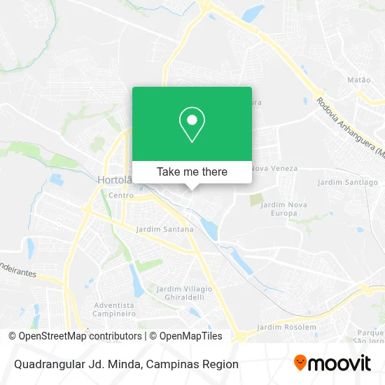 Quadrangular Jd. Minda map
