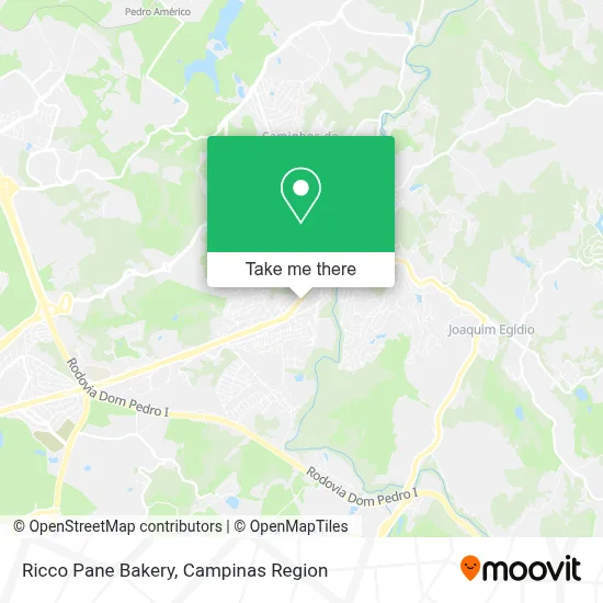 Ricco Pane Bakery map