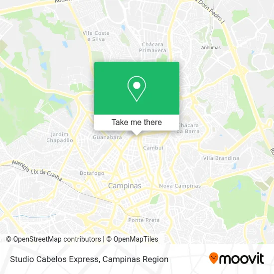 Studio Cabelos Express map