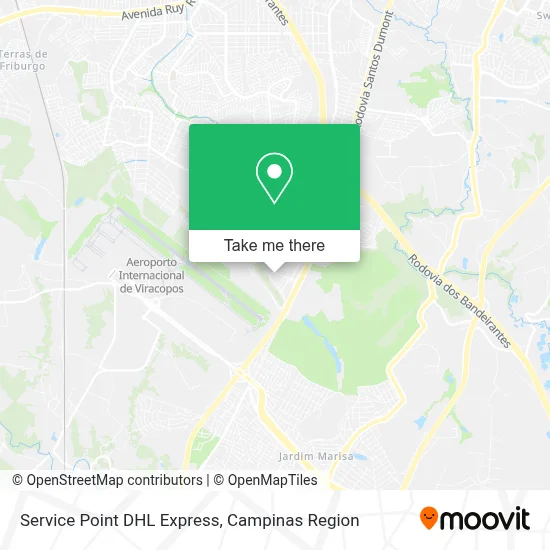 Service Point DHL Express map