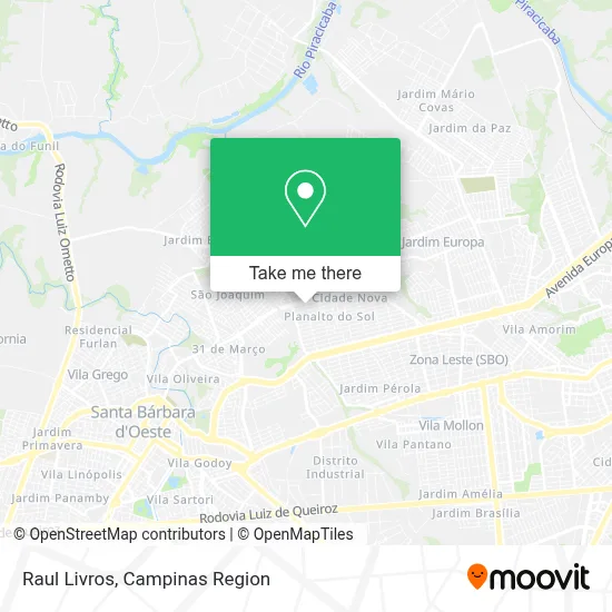 Raul Livros map