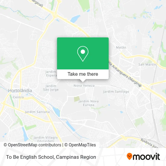 To Be English School map
