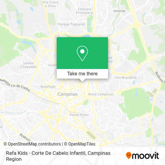 Rafa Kids - Corte De Cabelo Infantil map