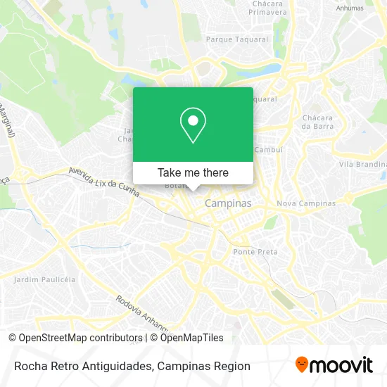 Rocha Retro Antiguidades map