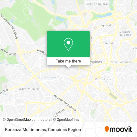 Bonanza Multimarcas map