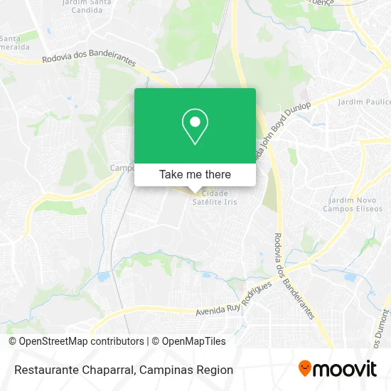 Restaurante Chaparral map