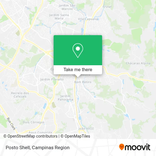 Posto Shell map
