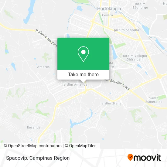 Spacovip map