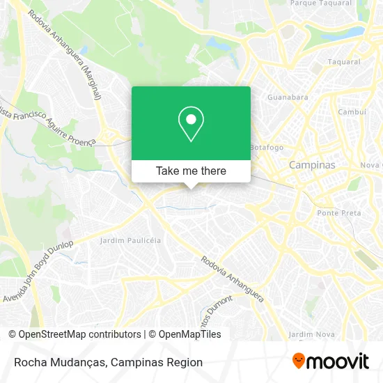 Rocha Mudanças map