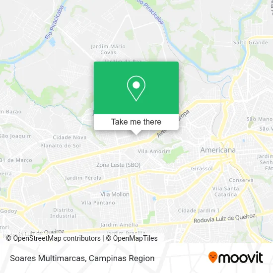 Soares Multimarcas map