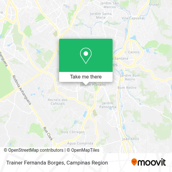 Trainer Fernanda Borges map
