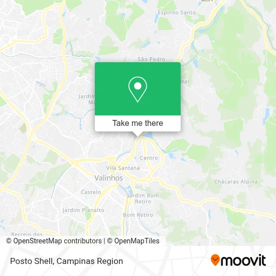 Posto Shell map