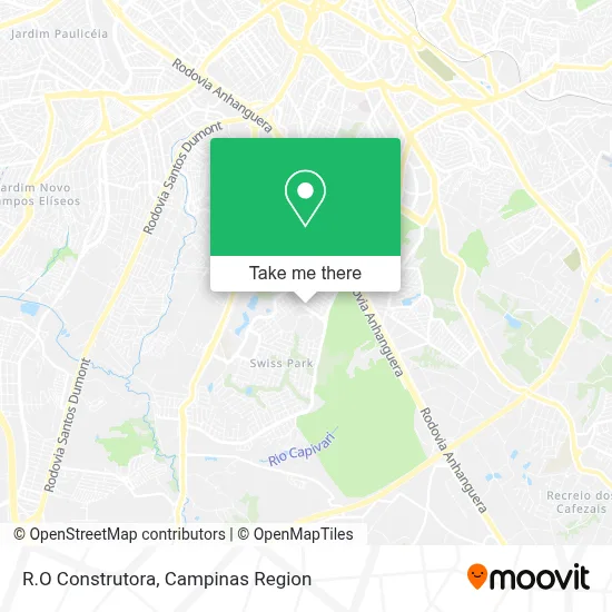 R.O Construtora map