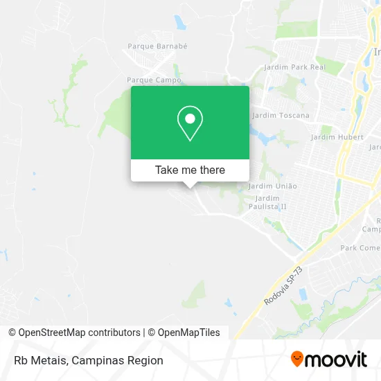 Rb Metais map