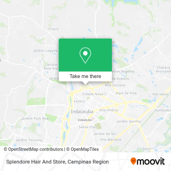 Splendore Hair And Store map
